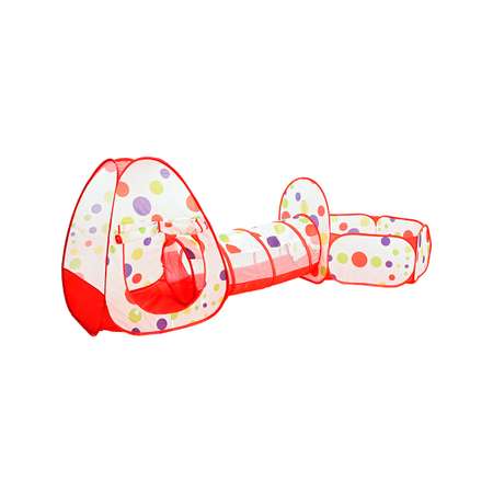 Палатка игровая Рыжий кот С туннелем / 290х120х96см / Арт. YS0411891