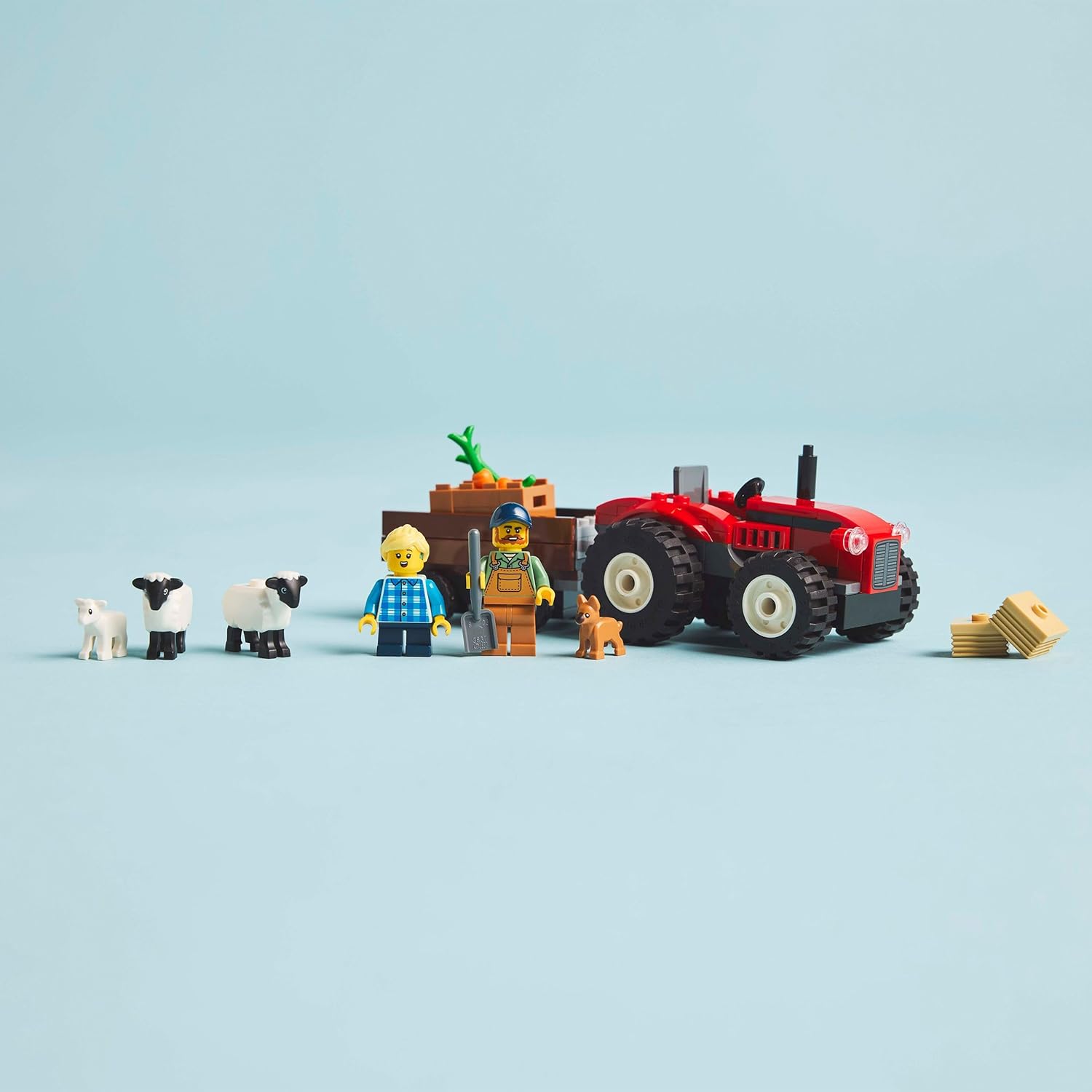 Конструктор LEGO City Фермерский трактор с прицепом 116 дет. - фото 6