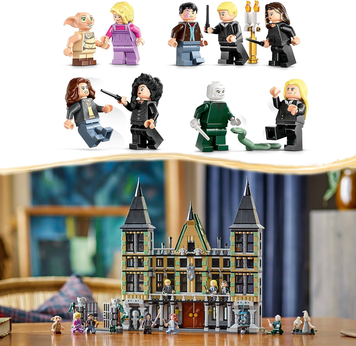 Конструктор LEGO Harry Potter Поместье Малфоев 1601 дет. - фото 6