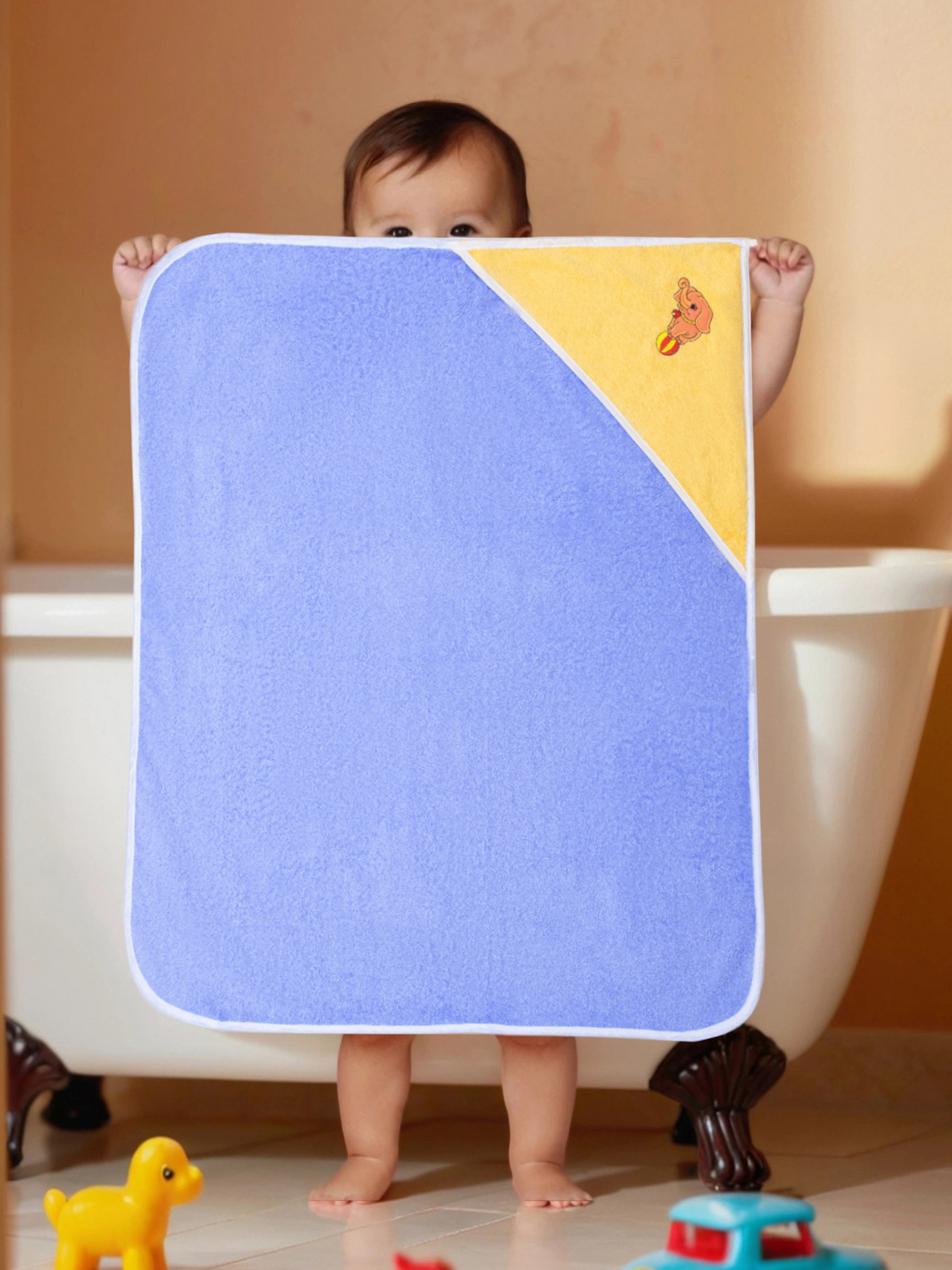 Полотенце уголок Wellness Малыш-55/35_СМ 80 x 100 см 1 шт. - фото 2