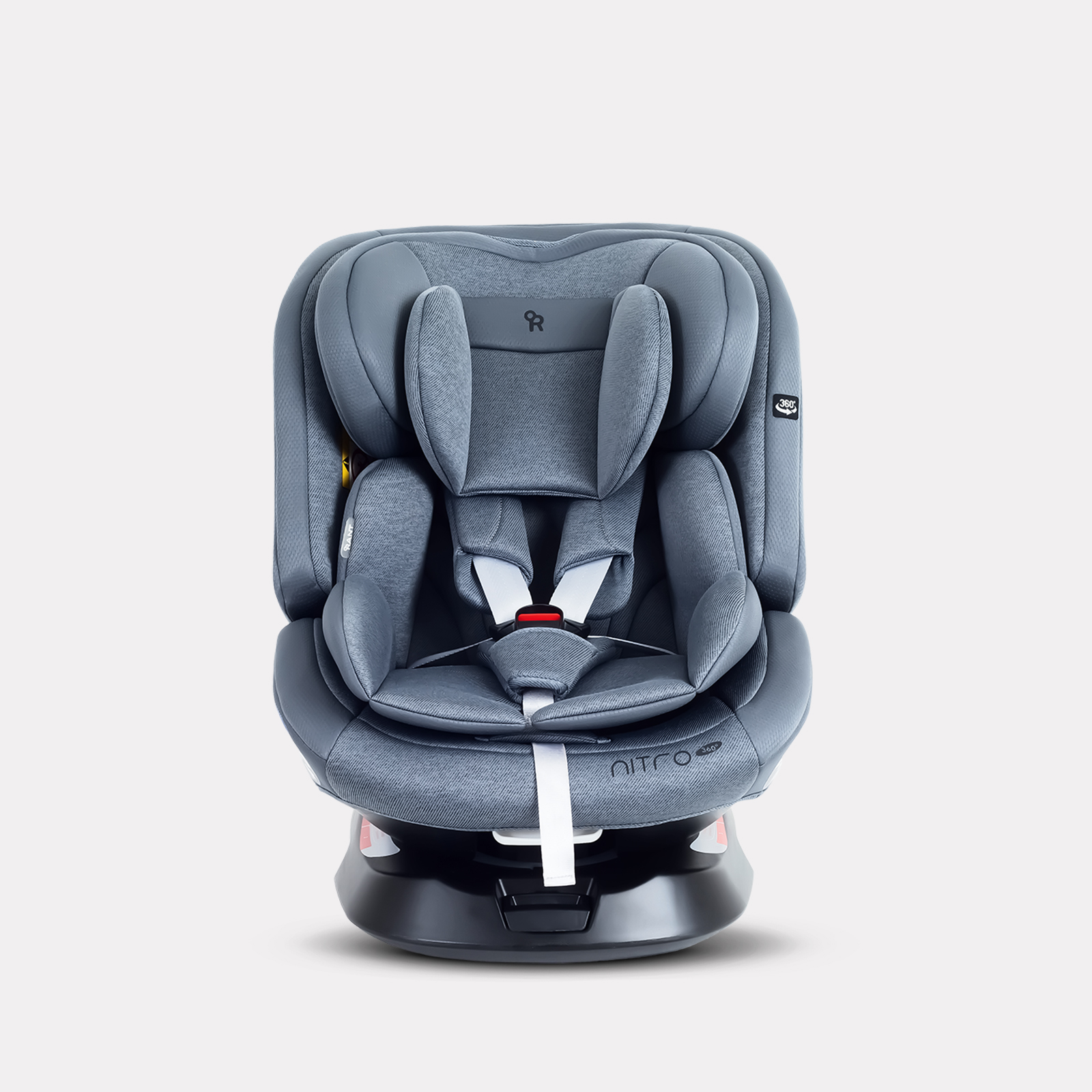 Автокресло Rant Nitro new isofix Isofix 0+/1/2/3 (0-36 кг) серый - фото 3