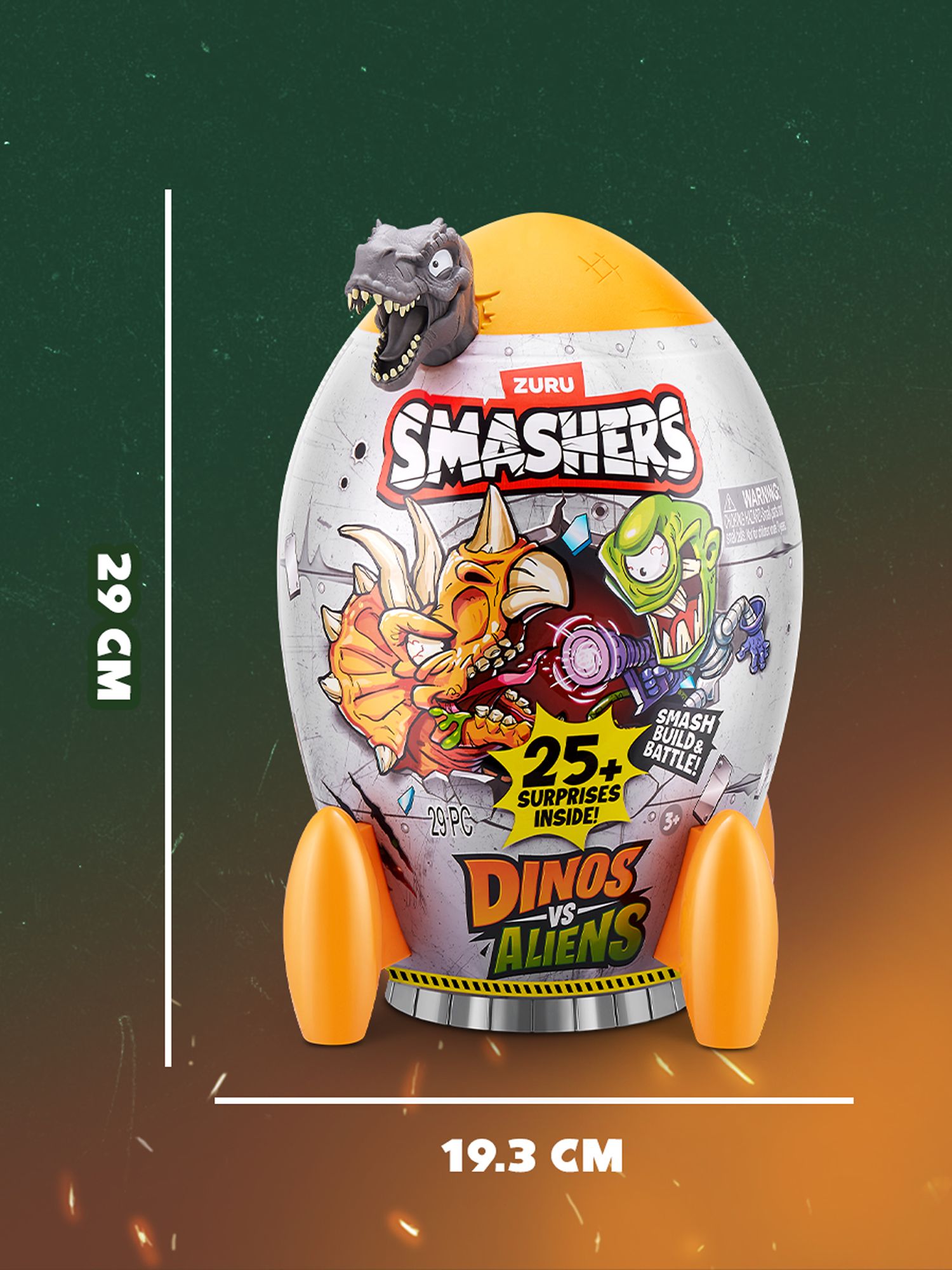 Игровой набор Zuru Smashers Дино против пришельцев - фото 3