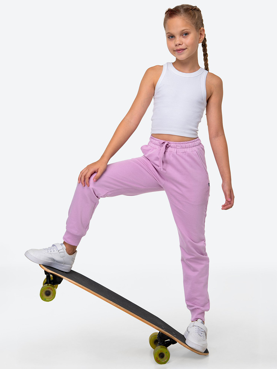 Брюки HappyFox HFTAK4415лиловый - фото 8