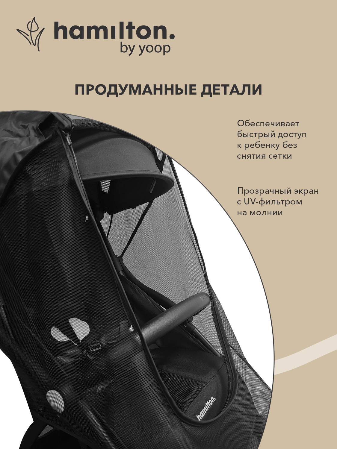Сетка от насекомых Hamilton by Yoop 69895 - фото 3
