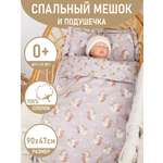 Спальный мешок Чудо-чадо «Сплюшик» ежики