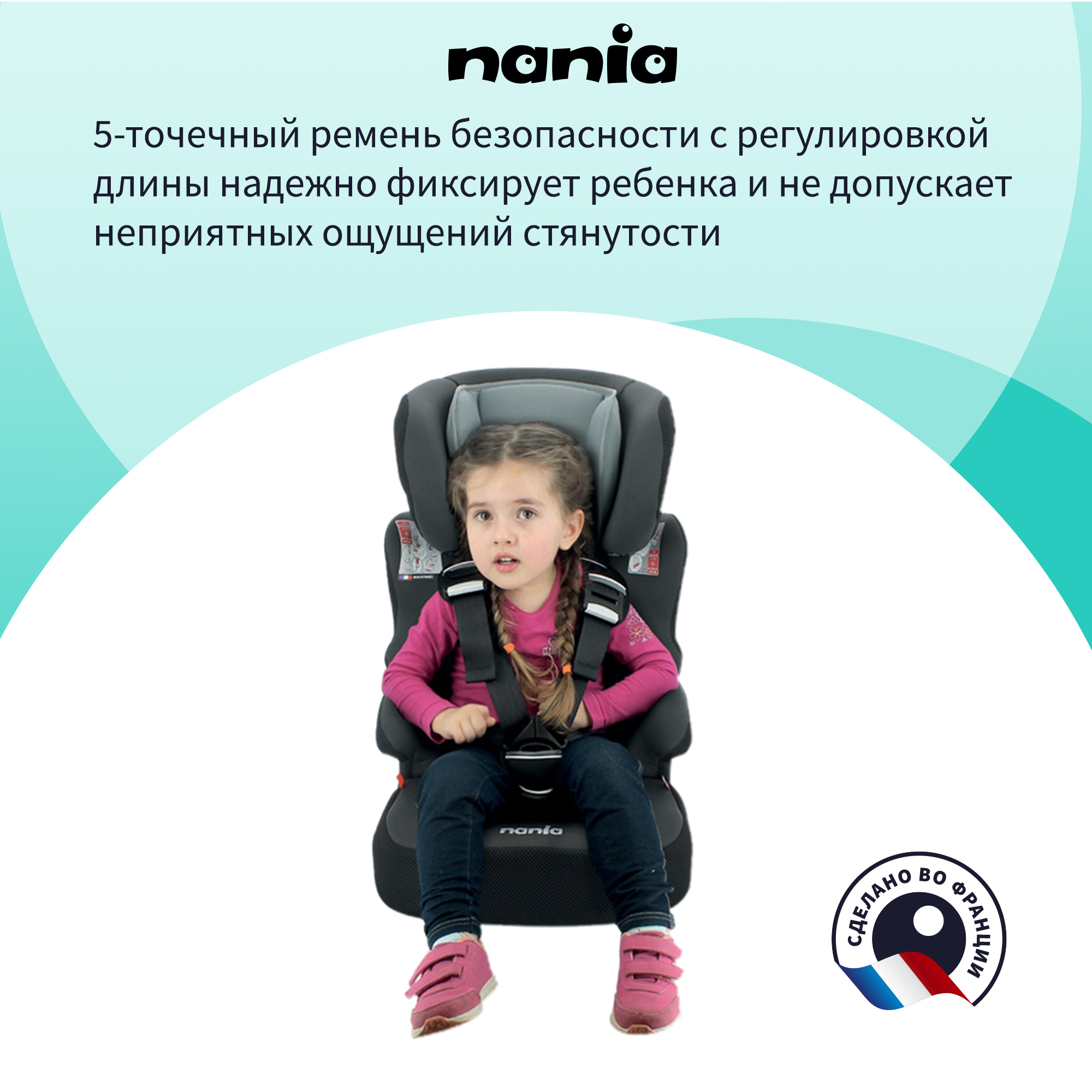 Автокресло Nania Beline 1/2/3 (9-36 кг) - фото 5