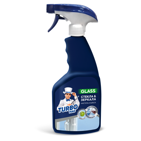 Средство для очистки стекол и зеркал TURBOmag Glass Яблоко 500мл
