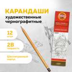 Карандаши чернографитные Koh-I-Noor 12 шт.