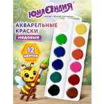 Краски акварель Юнландия 12 цв.