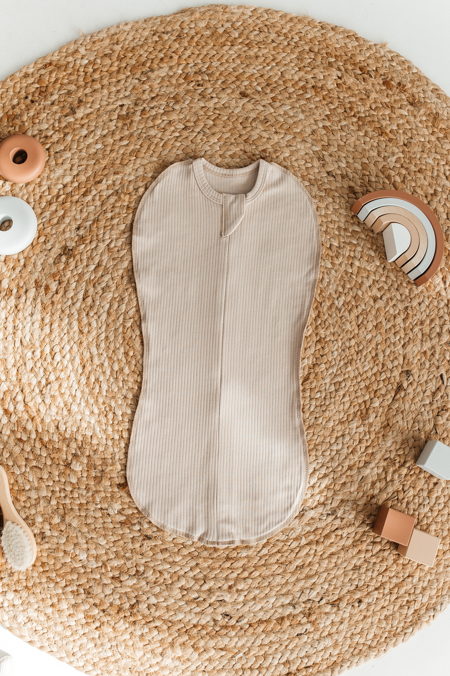 Конверт пеленальный (кокон) TOPOTUSHKI бежевый - фото 15