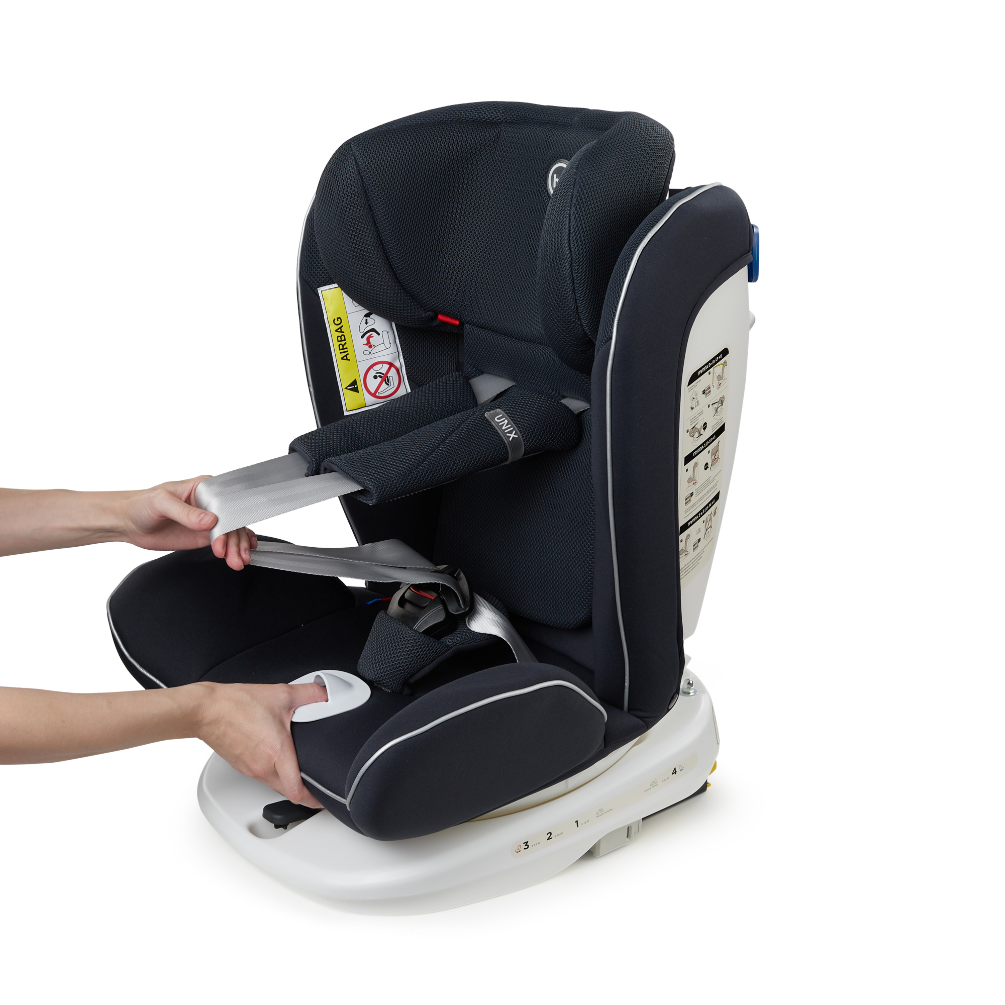 Автокресло Happy Baby Unix Isofix 0+/1/2/3 (0-36 кг) - фото 15