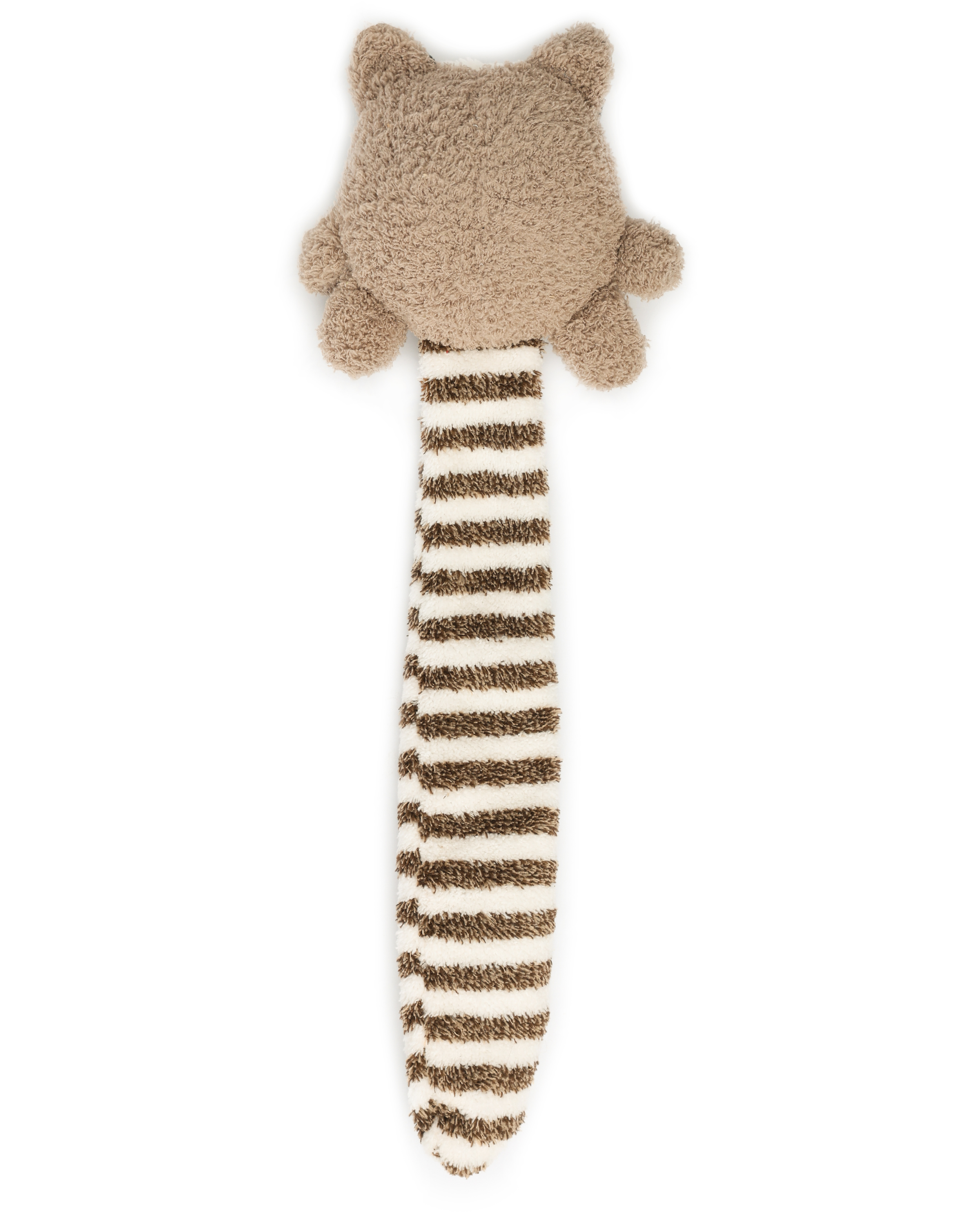 Игрушка для собак Barbaks Енот-Федосей длинный хвост мягкий с пищалкой шуршит 48см - фото 2