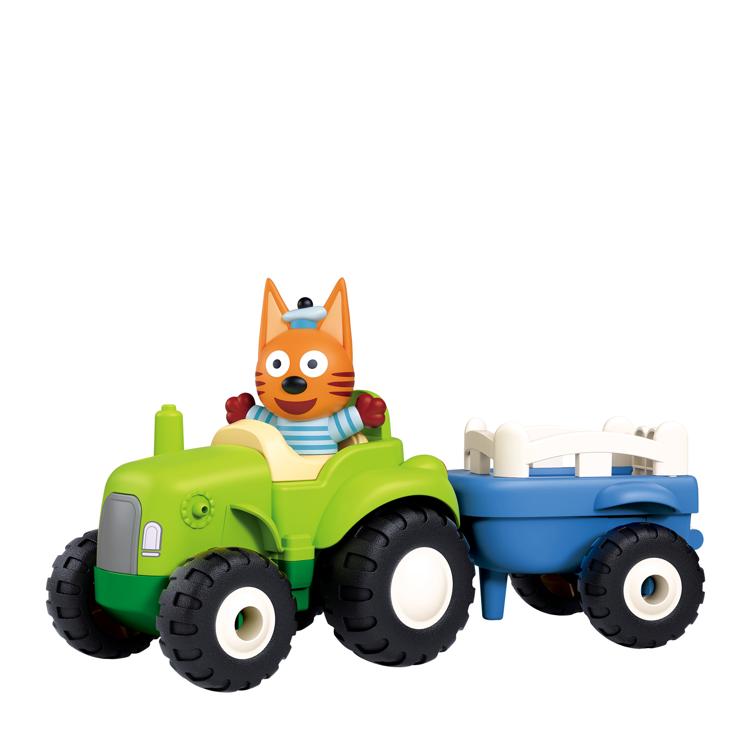 Конструктор SLUBAN Коржик на тракторе 15 дет. - фото 3