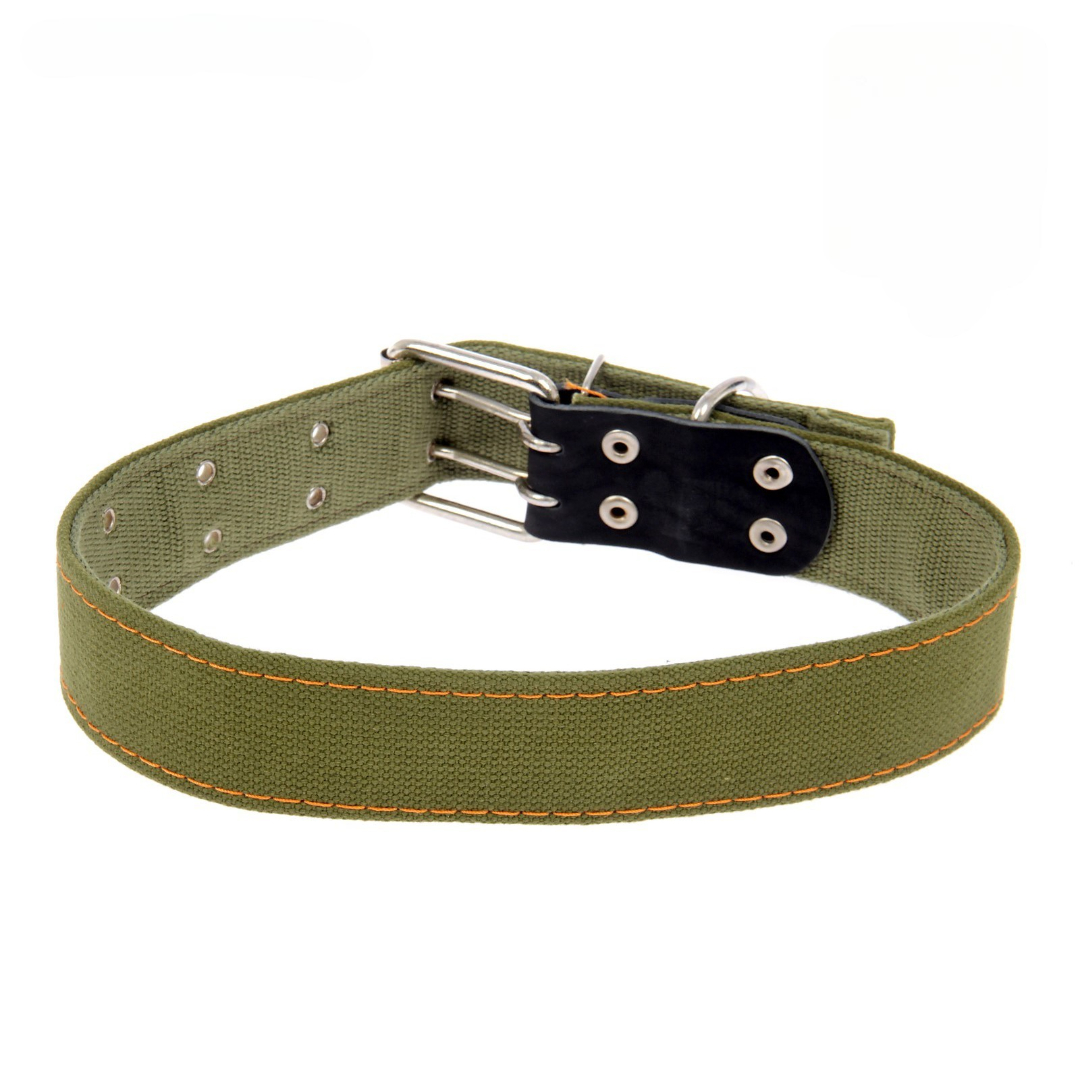 Ошейник Пижон брезентовый двухслойный 82.5х4.5 см - фото 2