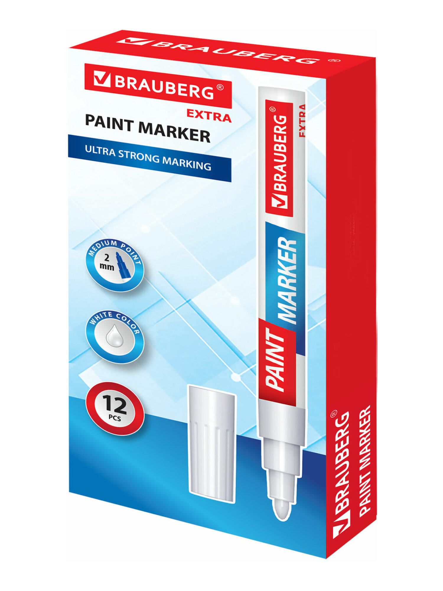 Маркеры Brauberg 1 шт. - фото 21