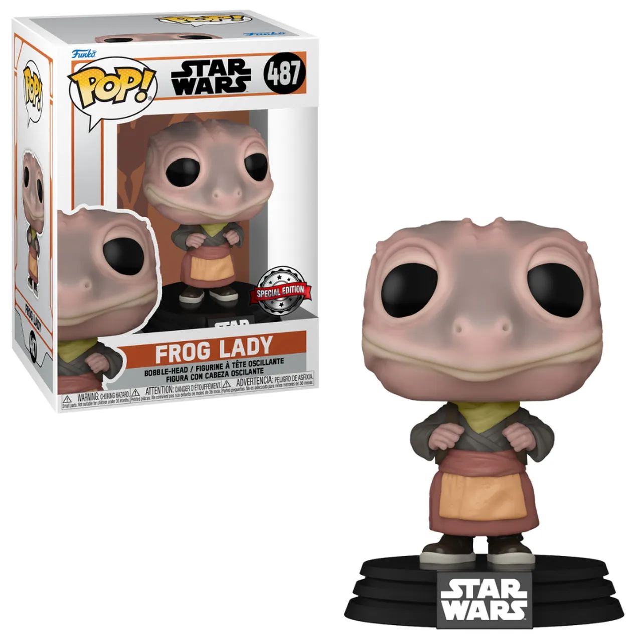 Фигурка Funko Star Wars The Mandalorian Frog Lady - фото 2
