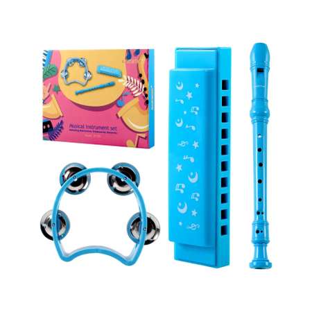 Игрушка музыкальная EASTTOP Набор музыкальных инструментов гармошка