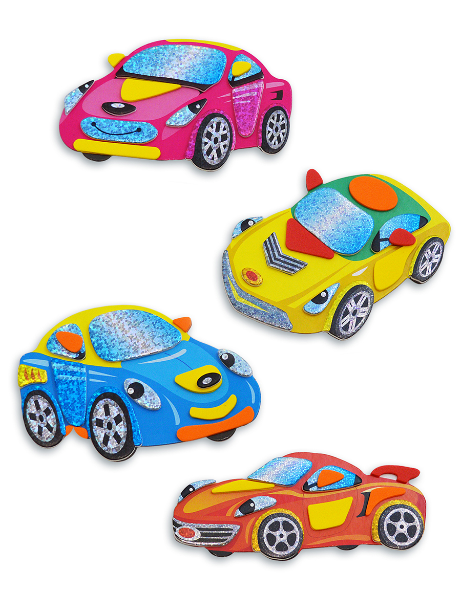 Набор для творчества Дрофа-Медиа аппликация Машинки - фото 5