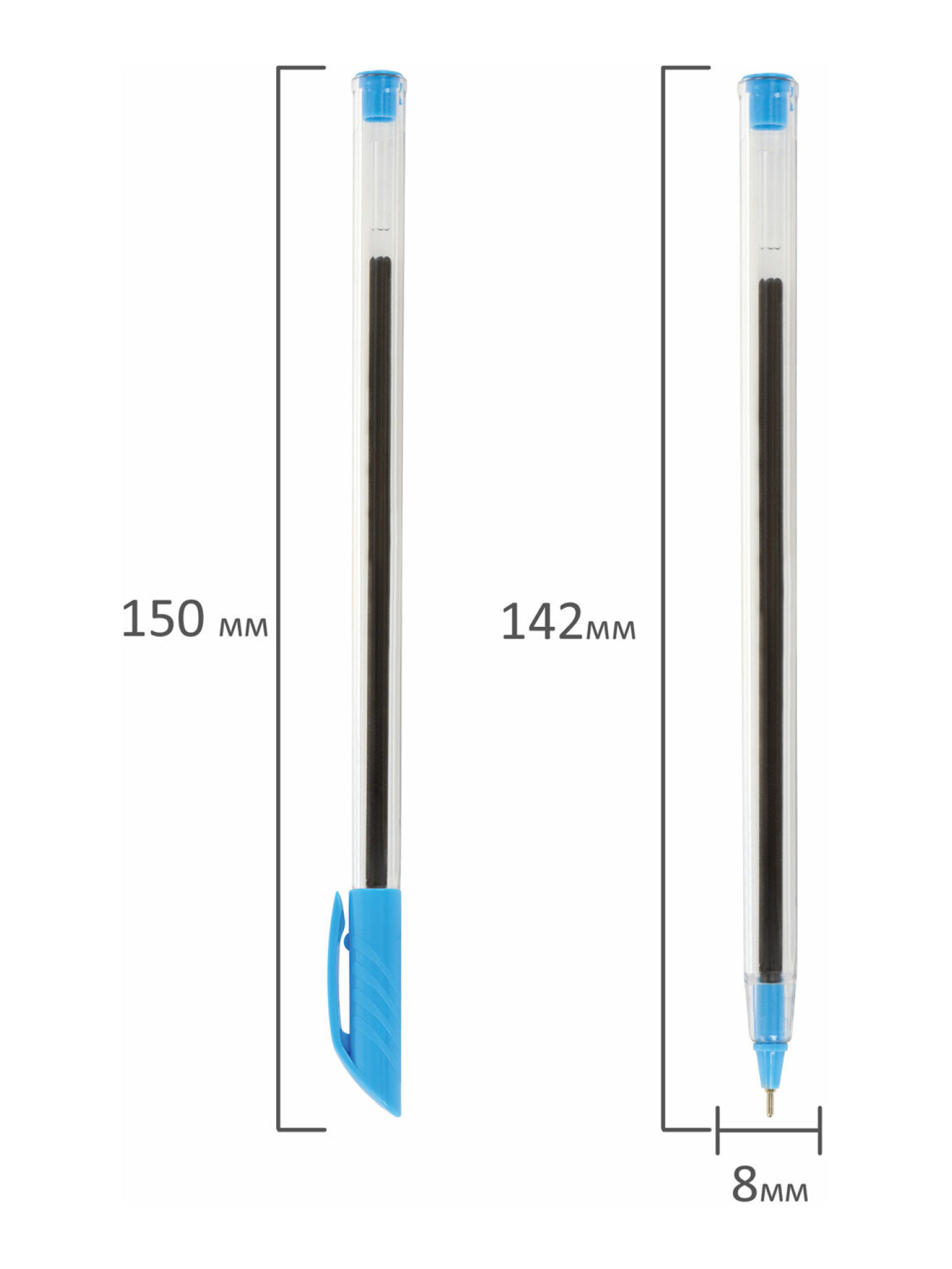 Ручка шариковая Юнландия 10 шт. - фото 21