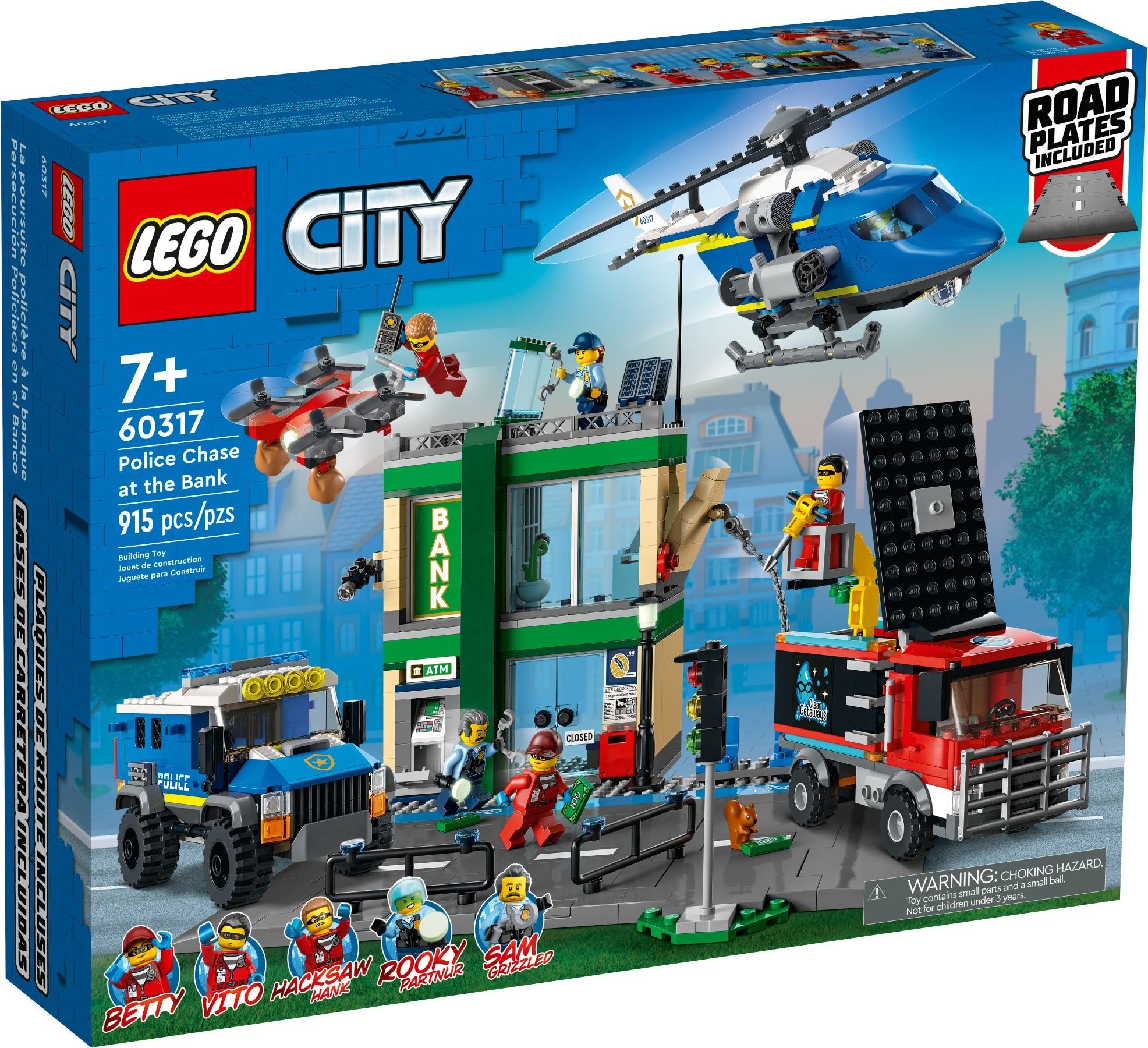Конструктор LEGO City 60317 915 дет. - фото 1