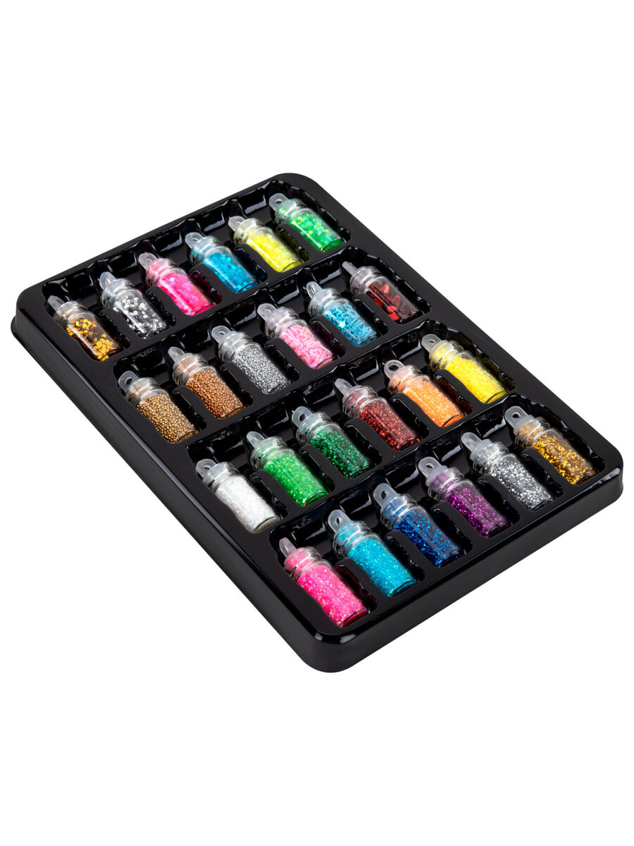 Набор для творчества Остров Сокровищ блестки 24 вида - фото 14