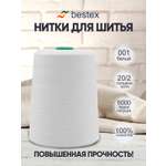 Нитки для шитья повышенной прочности Bestex 4572м цв 1