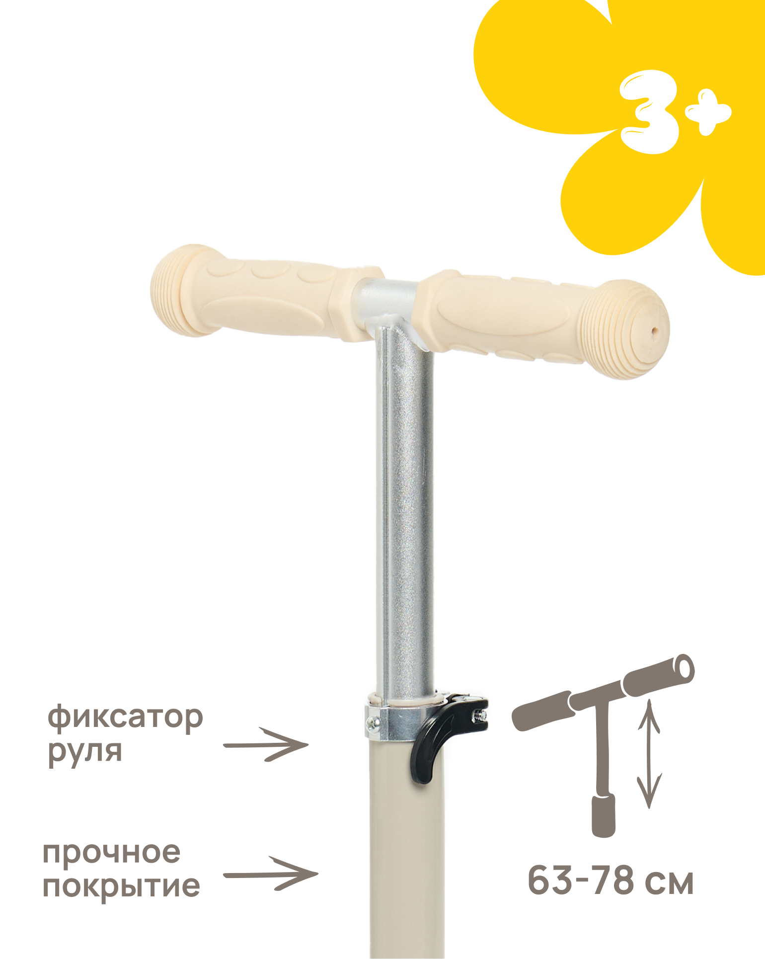 Самокат Kreiss трехколесный - фото 4