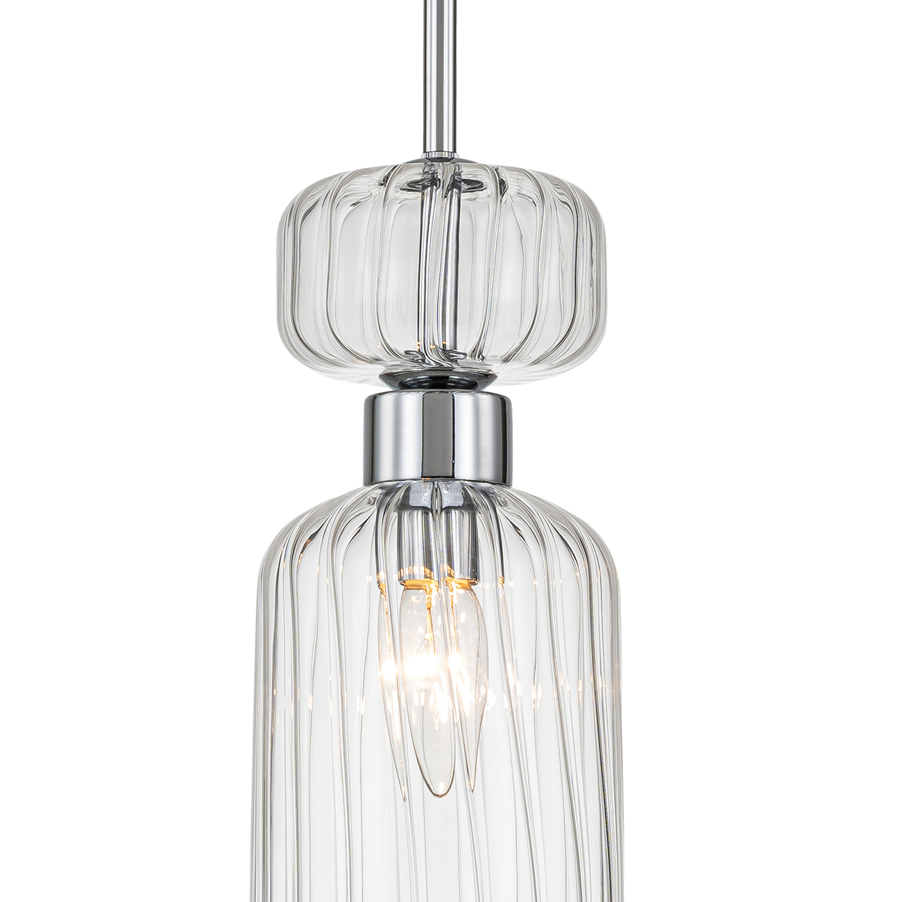 Подвесной светильник ESCADA Escada 1141/1S Chrome/Clear - фото 2