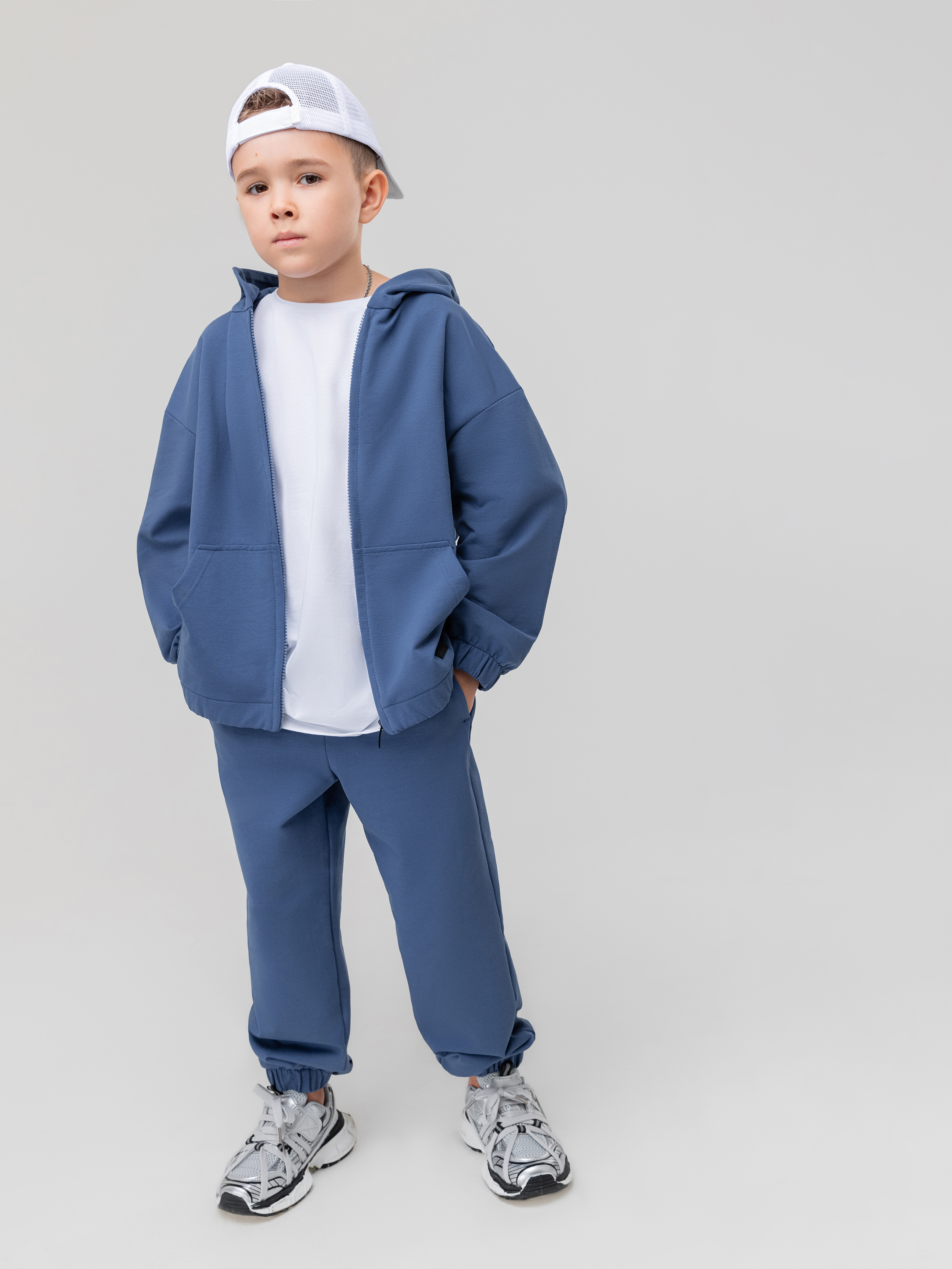 Костюм спортивный Bodo 11-671MU_джинсовый - фото 1