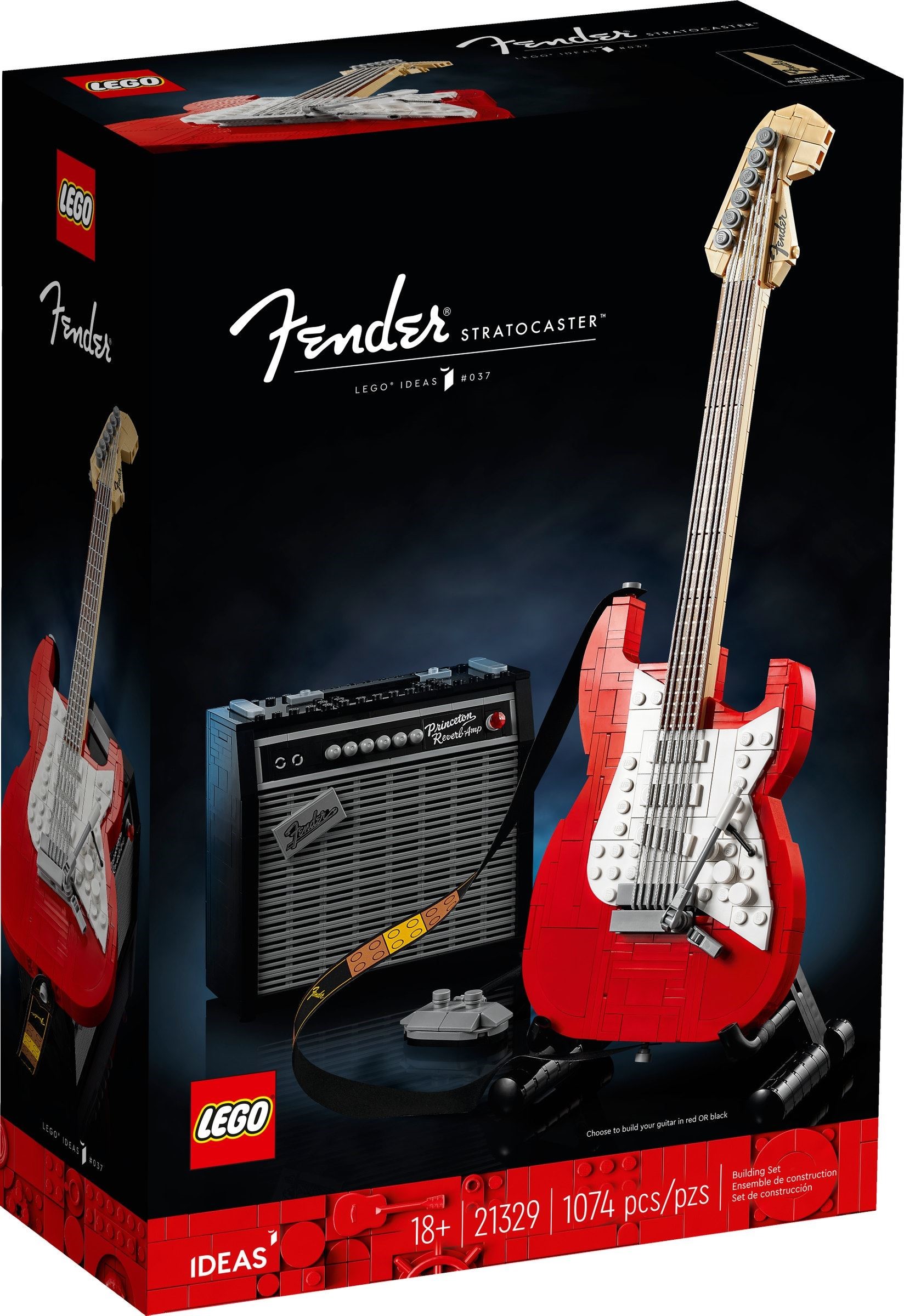 Конструктор LEGO Ideas Гитара Fender Stratocaster 2065 дет. - фото 1