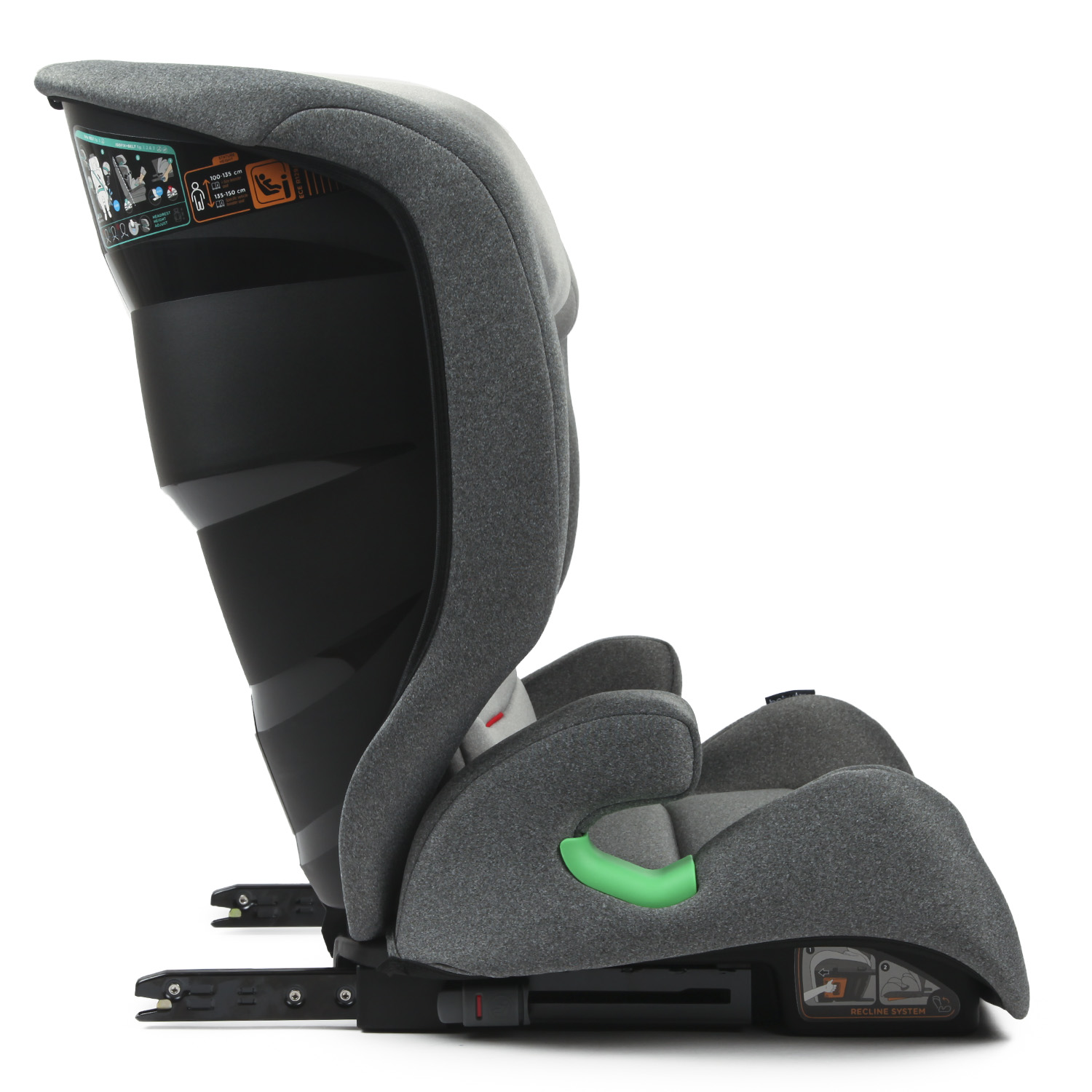 Автокресло Babyton Traveller Isofix 2/3 (15-36 кг) серый - фото 13