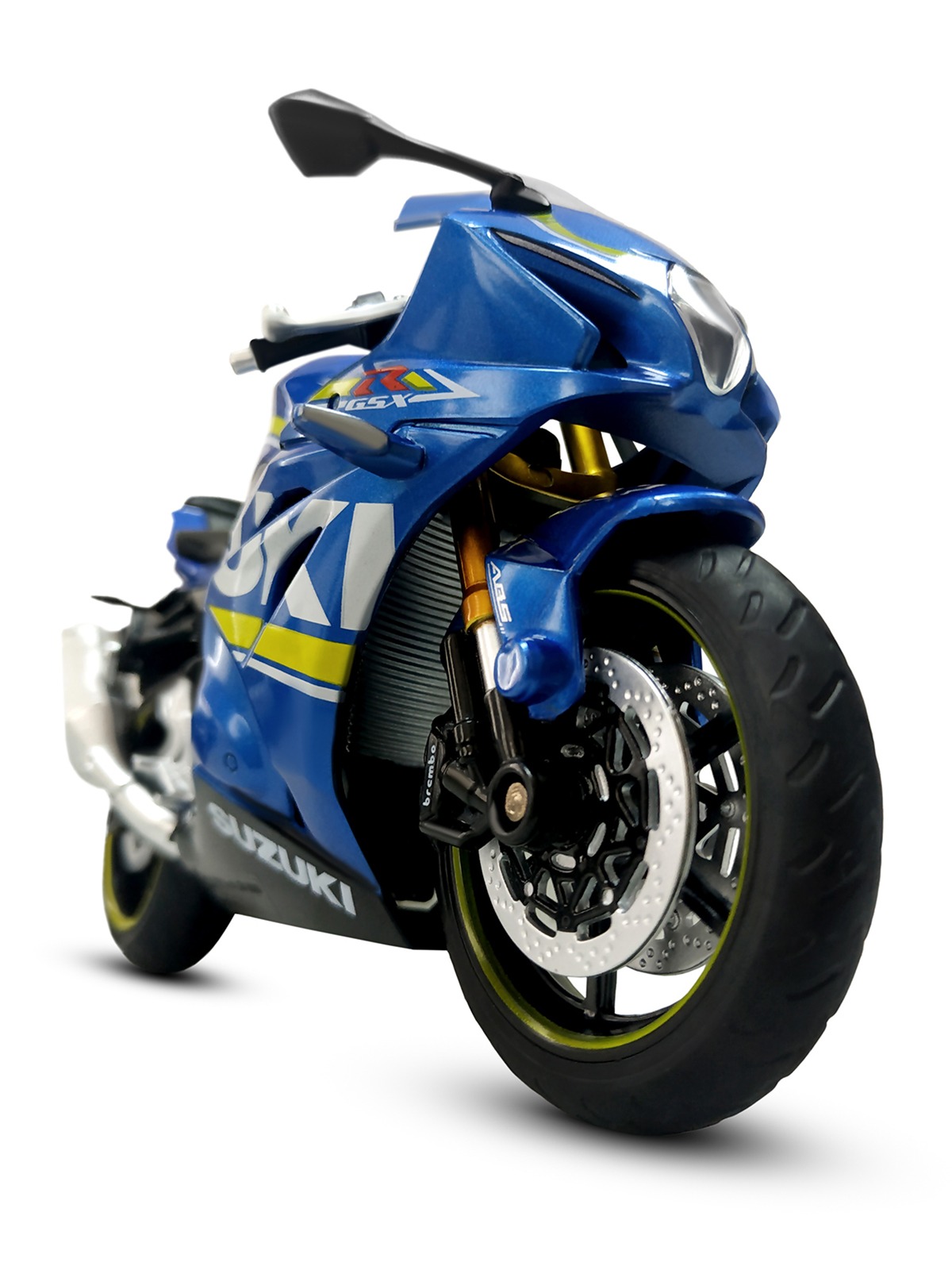 Мотоцикл АВТОпанорама Suzuki GSX R1000 1:12 JB1251572 - фото 12