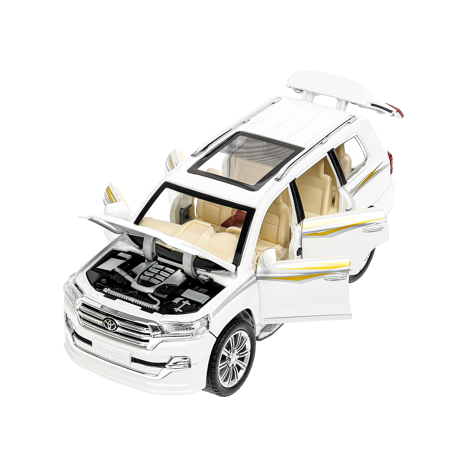 Автомобиль Технопарк Toyota Toyota Land Cruiser 1:24 384345 - фото 9