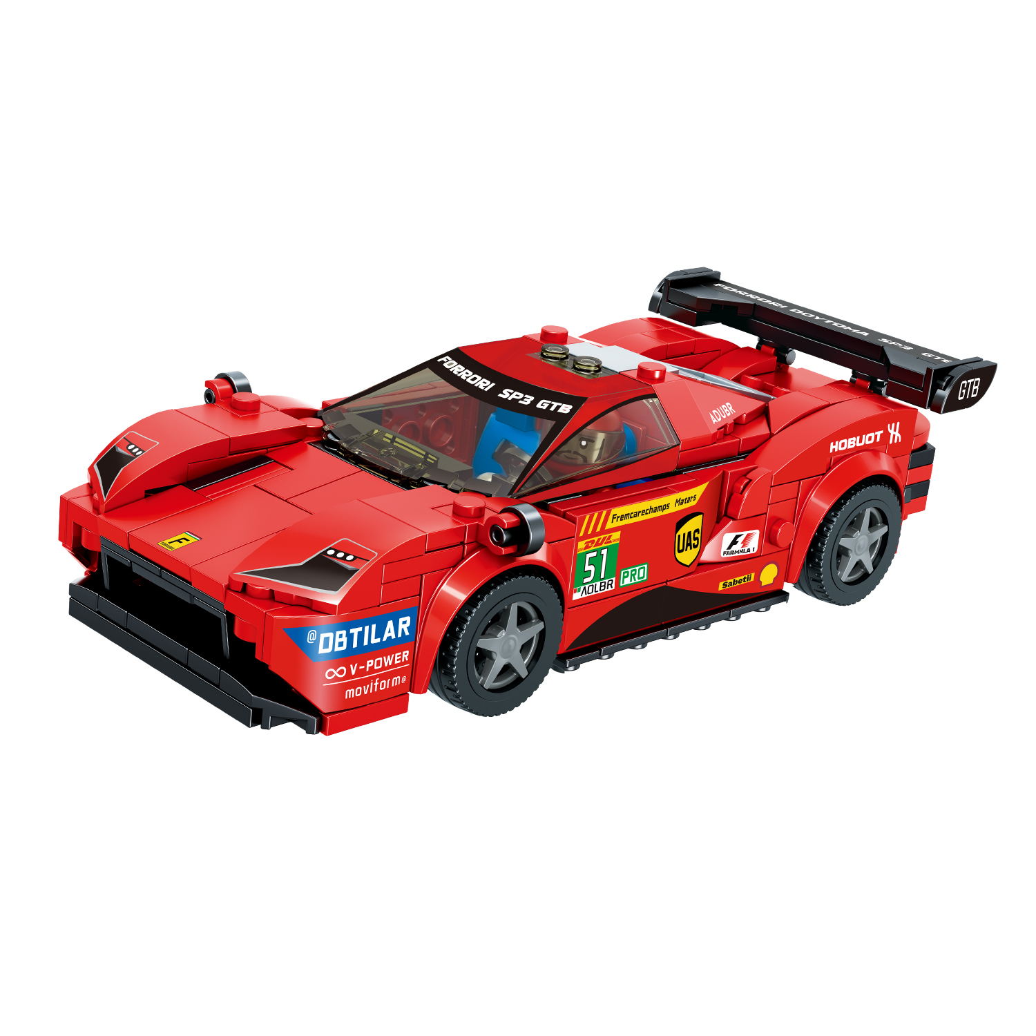 Конструктор Гоночная машина 337 дет. - фото 1