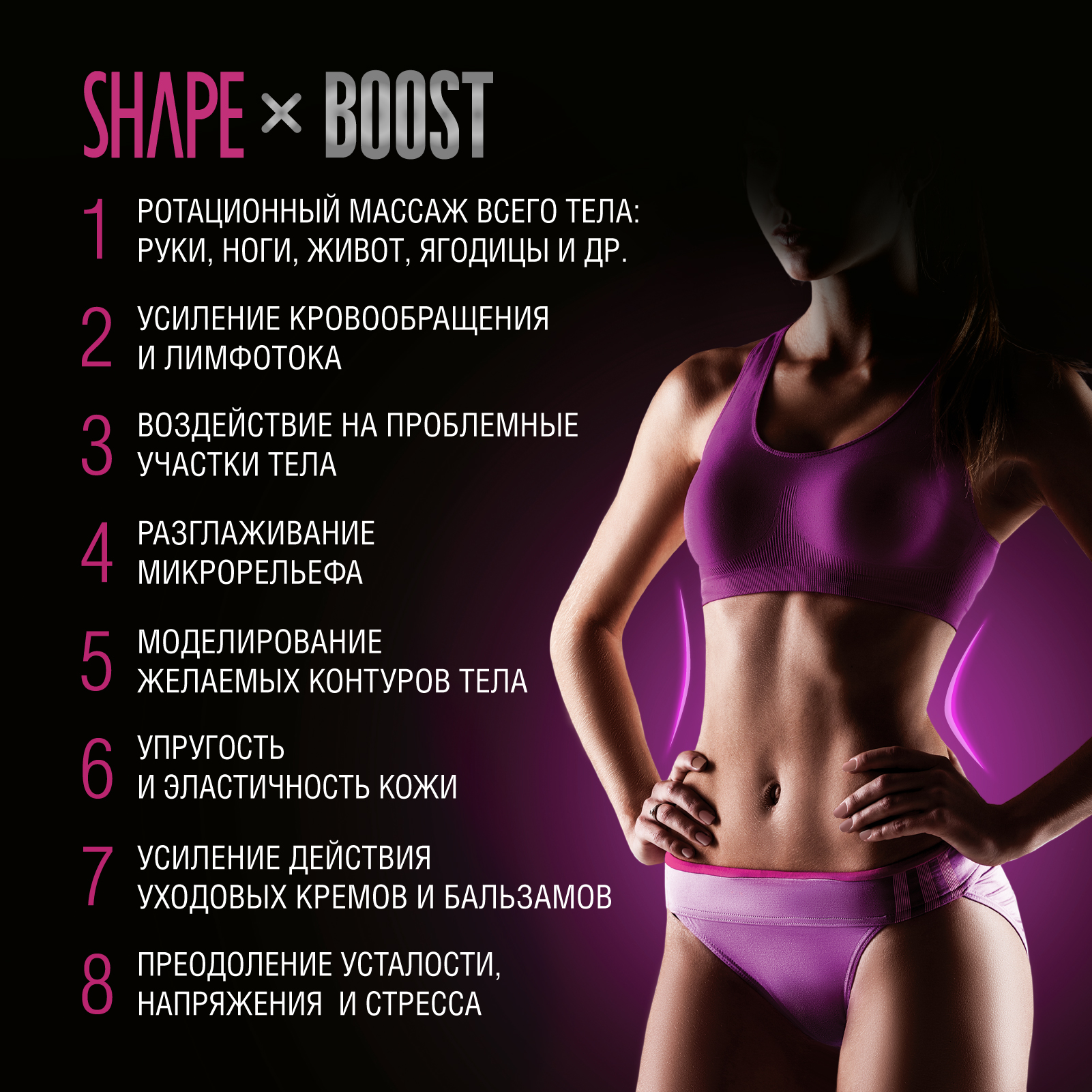 Массажер для тела CS MEDICA VibraPulsar CS-r10 Mini SHAPE&BOOST - фото 7