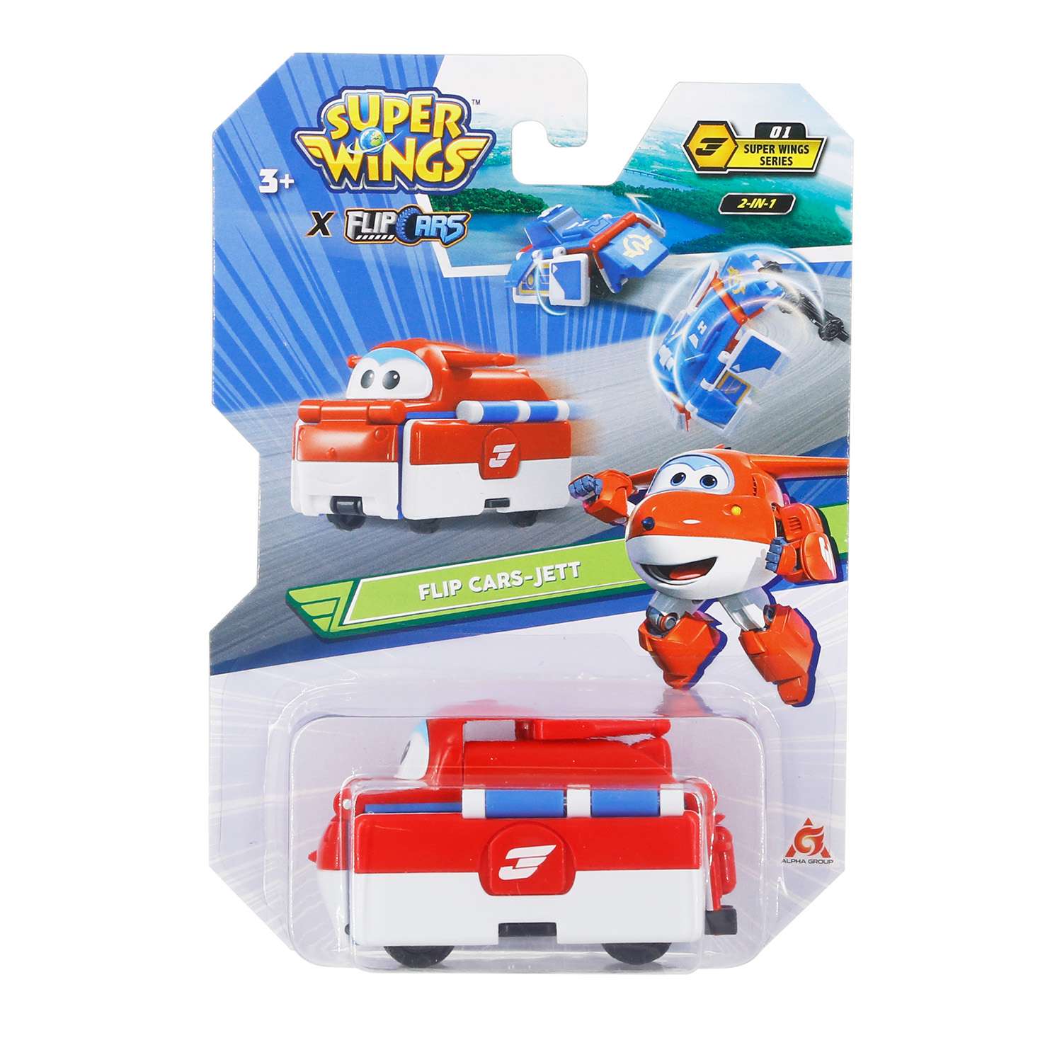 Автомобиль Super Wings Джетт красный EU636301 - фото 3