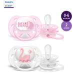 Пустышка Philips Avent ортодонтическая от 0 мес. 2 шт.