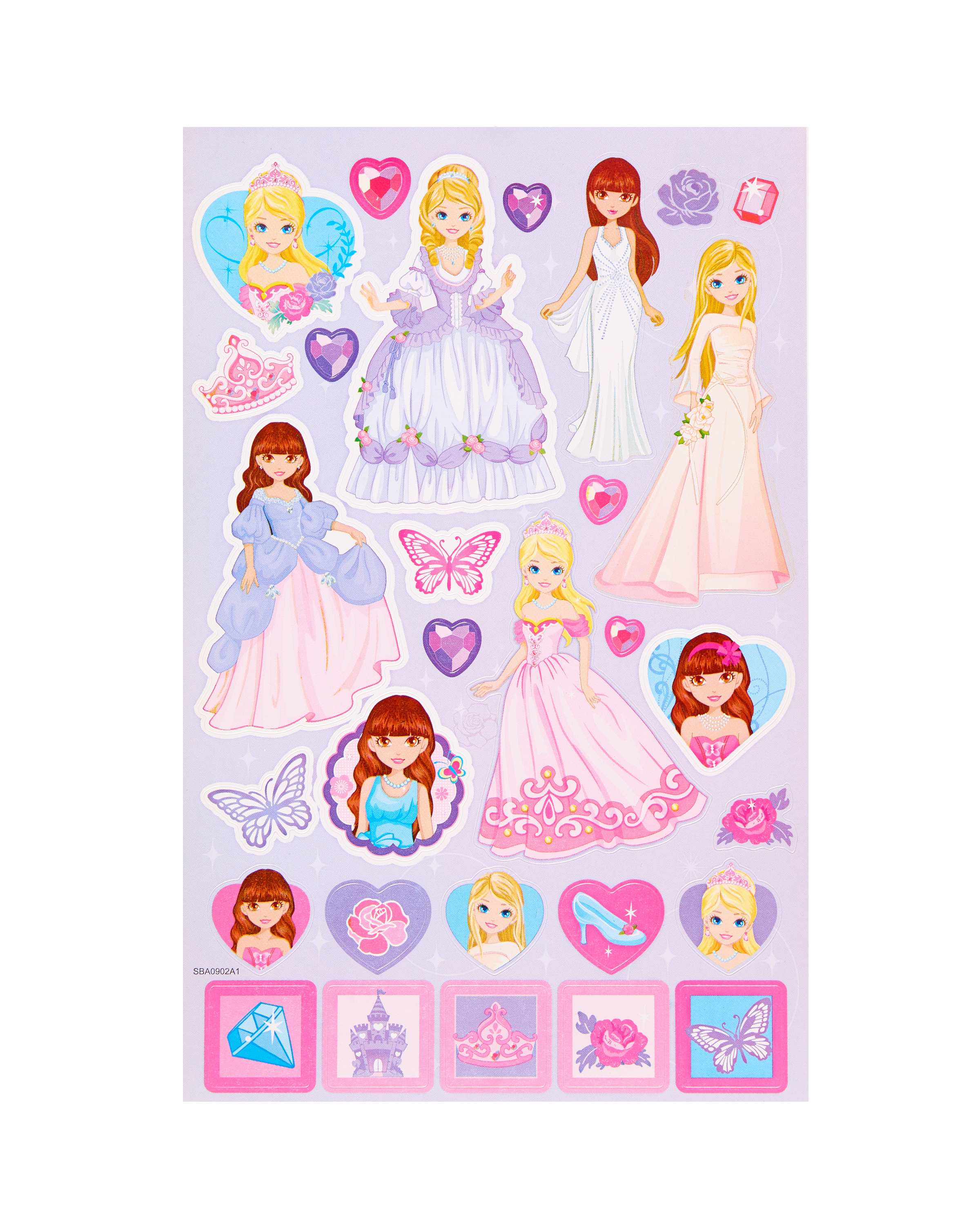 Наклейки Attivio Принцессы 63 шт. - фото 3