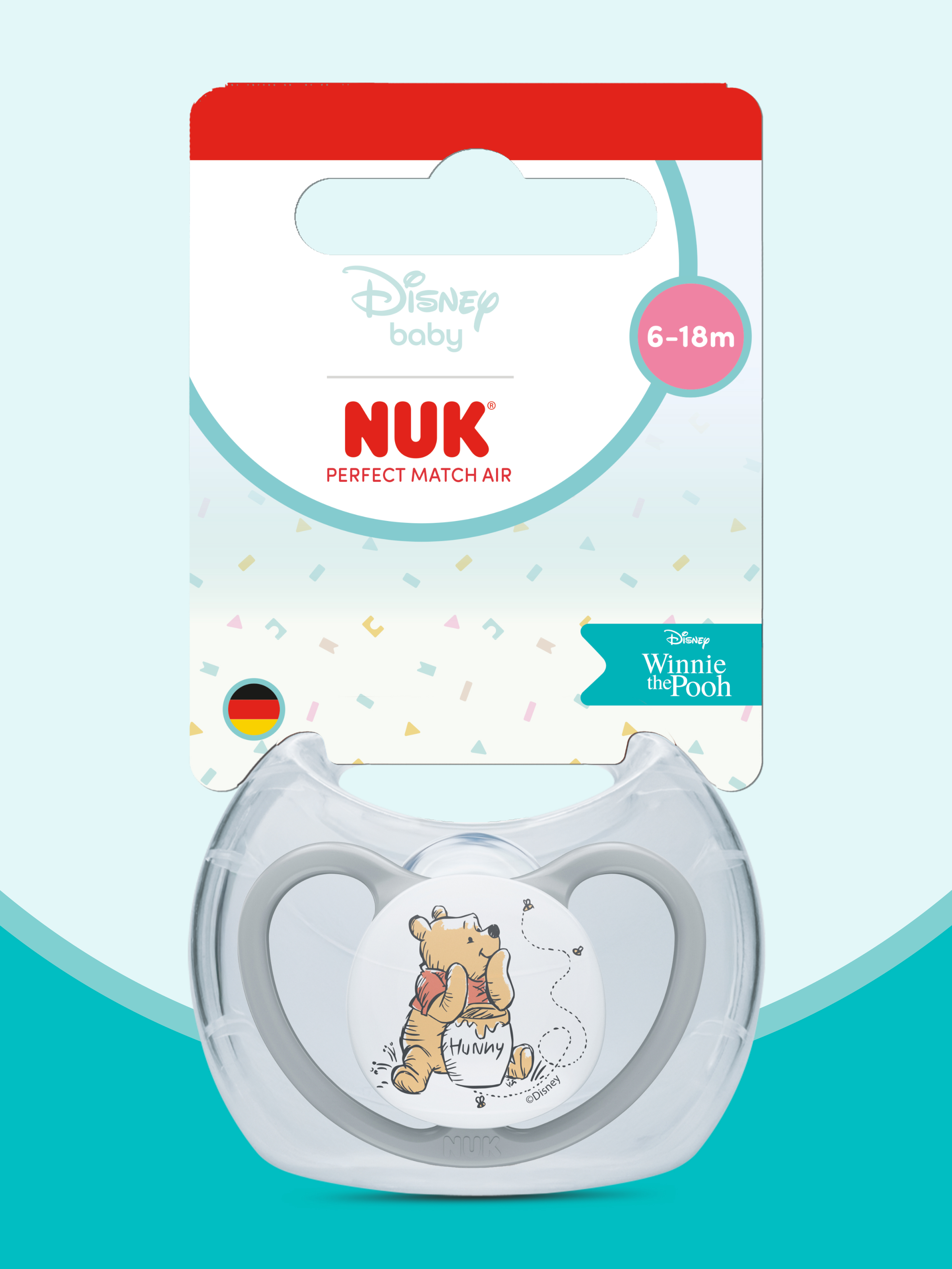 Пустышка Nuk силикон ортодонтическая от 0 мес. 1 шт. - фото 1