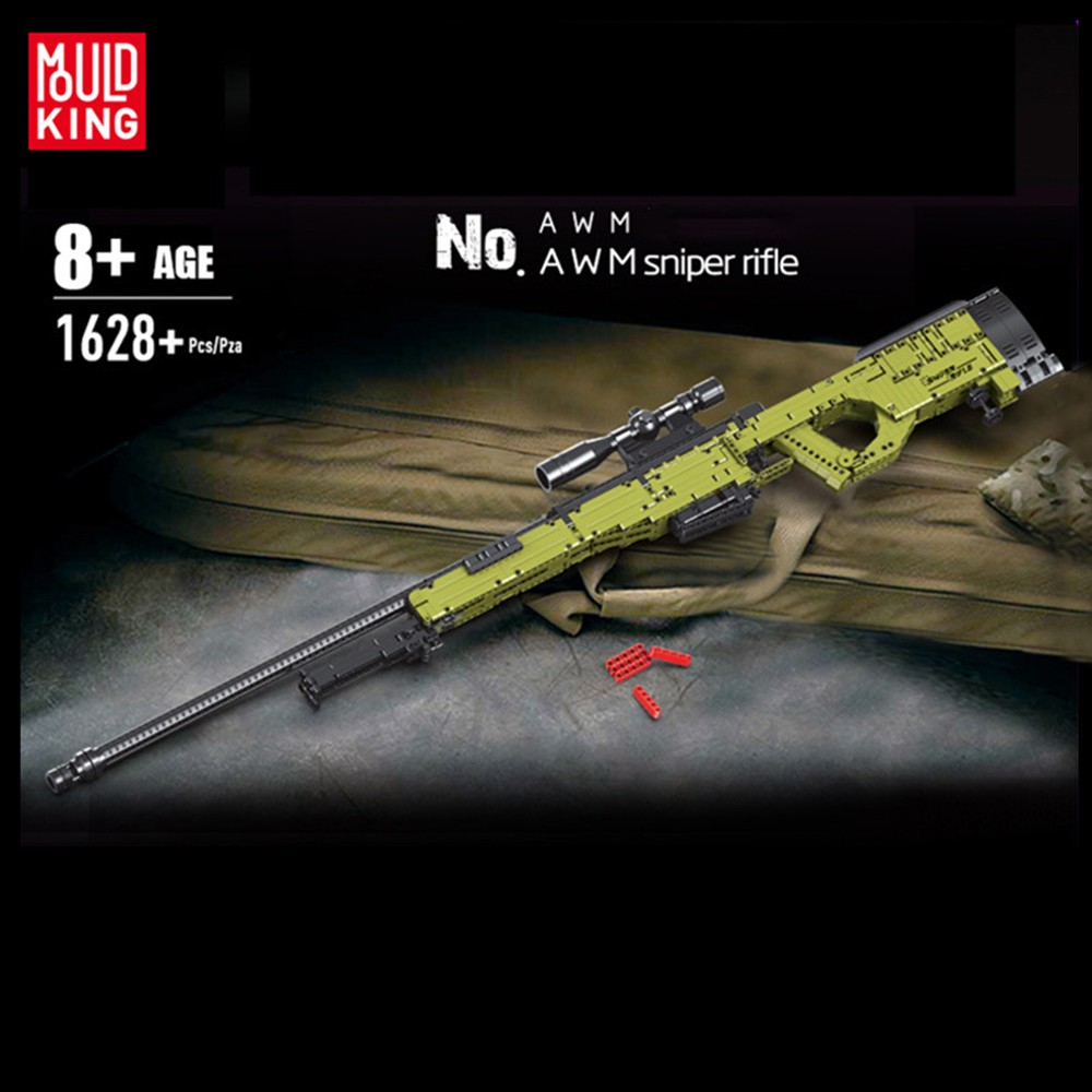 Конструктор Mould King Снайперская винтовка AWM блочный - фото 4