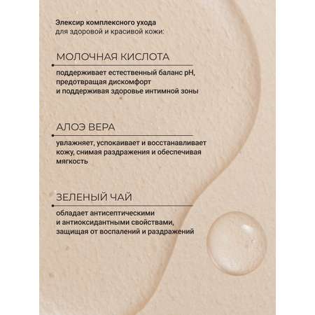 Гель для интимной гигиены Zeitun с молочной кислотой и алоэ вера, 200мл