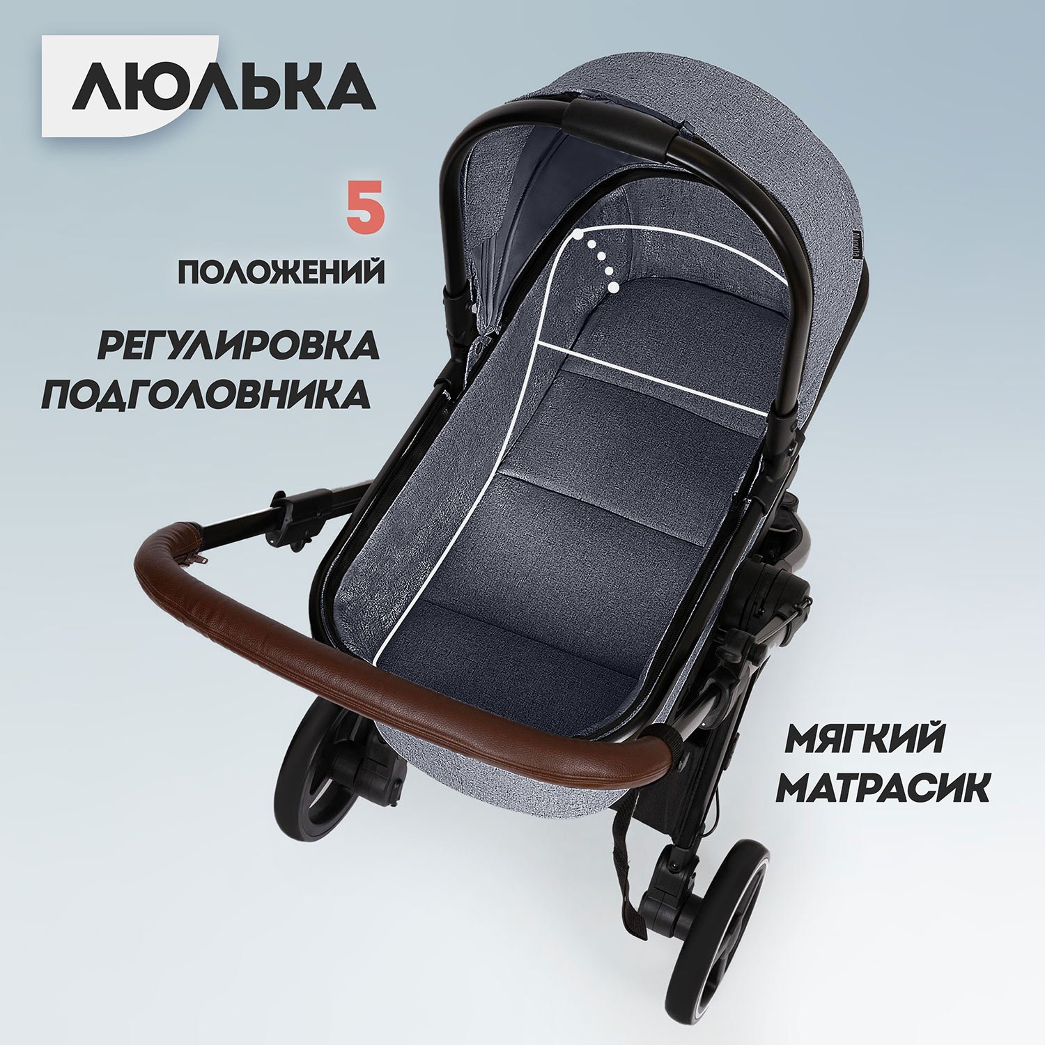 Коляска 3в1 Nuovita Edel 3в1 - фото 3