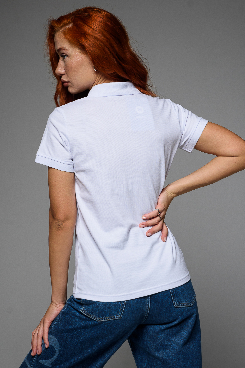 Поло Натали Суслова 8524 белый - фото 4