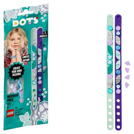 Конструктор LEGO DOTS Браслет Русалочка блочный