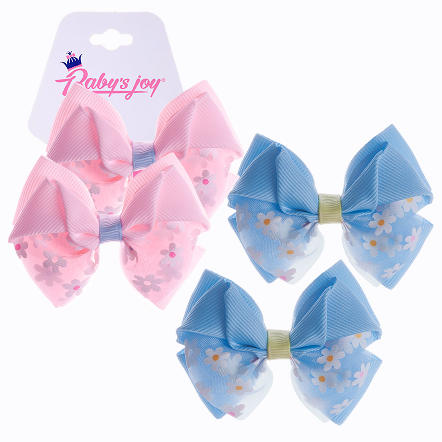 Банты Babys JOY 2шт в ассортименте BN84-2 BN84-2 - фото 1