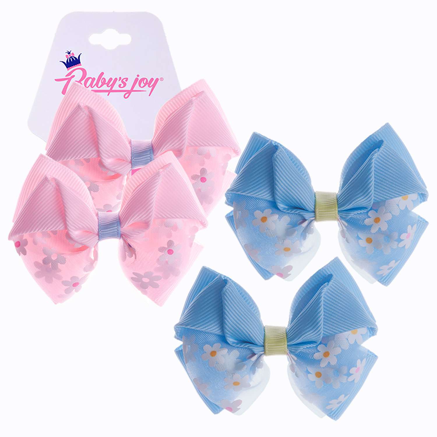 Банты Babys JOY 2шт в ассортименте BN84-2 BN84-2 - фото 1
