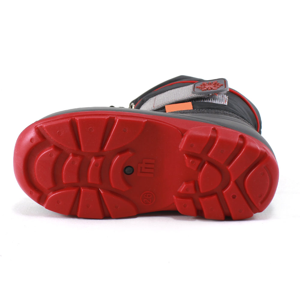 Сапоги Europen ПС23Д-СВ EUROPEN Сапоги для мальчика,серый,красный снеж - фото 5