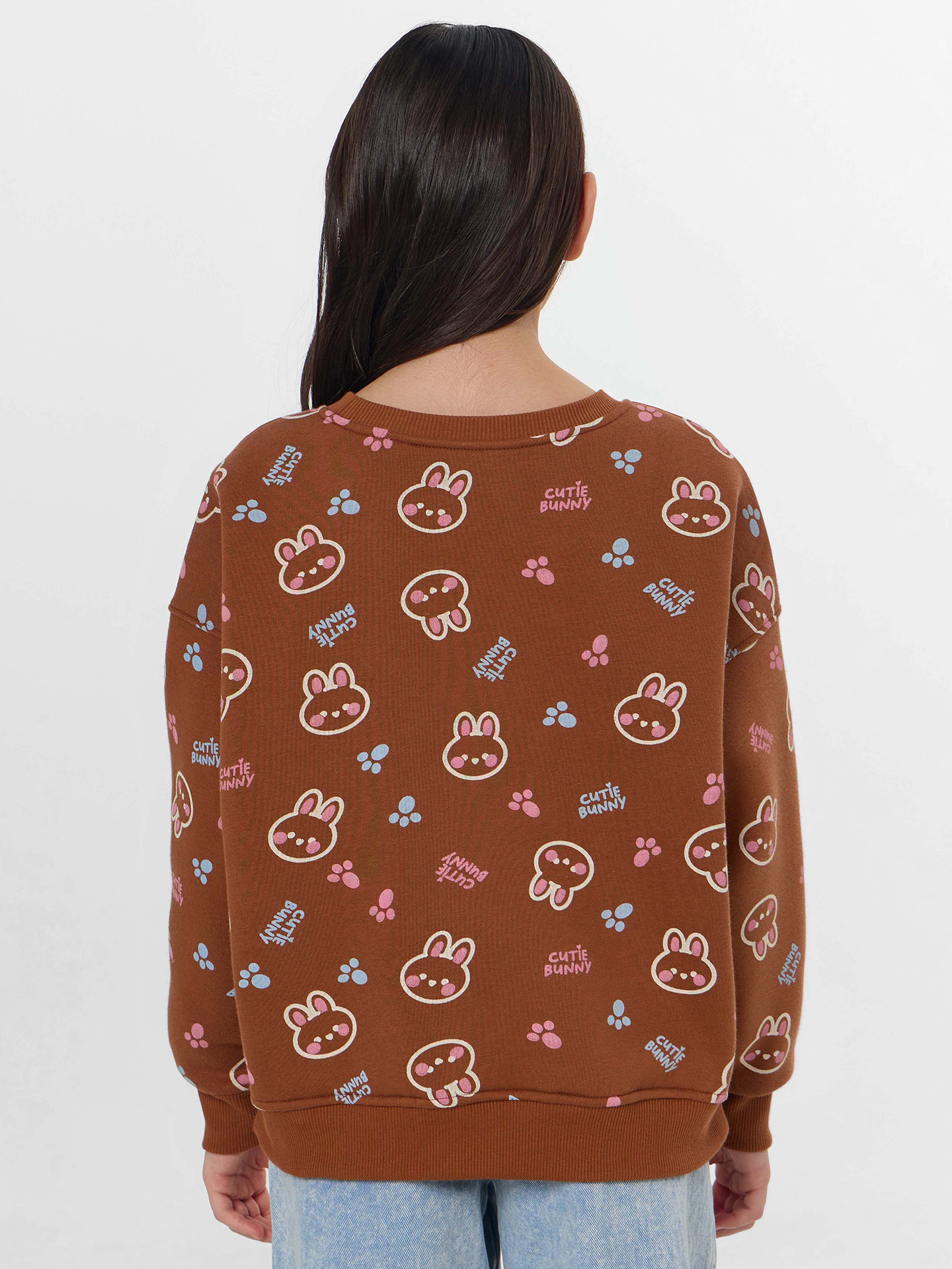 Свитшот Mark Formelle (Марк Формэль) 127978/кролики на карамельном - фото 2