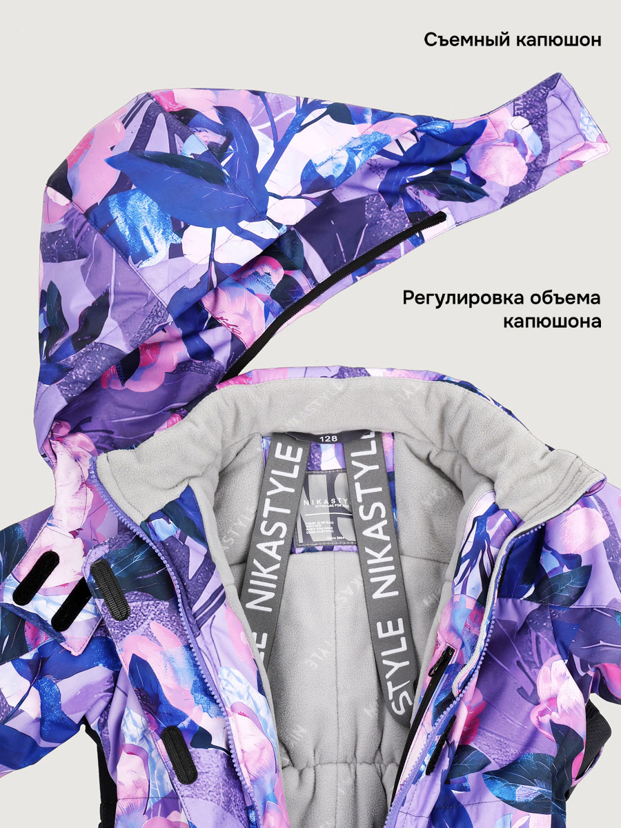 Комбинезон NIKASTYLE 8з1625 фиолет/графит - фото 12