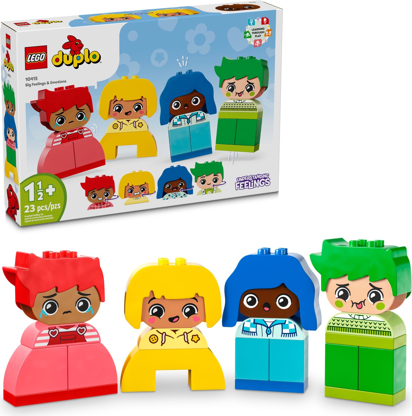 Изображение товара Конструктор LEGO DUPLO Большие чувства и эмоции 10415 24 детали развивающая игрушка для детей от 18 Изображение товара Конструктор LEGO DUPLO Большие чувства и эмоции 10415 24 детали развивающая игрушка для детей от 18